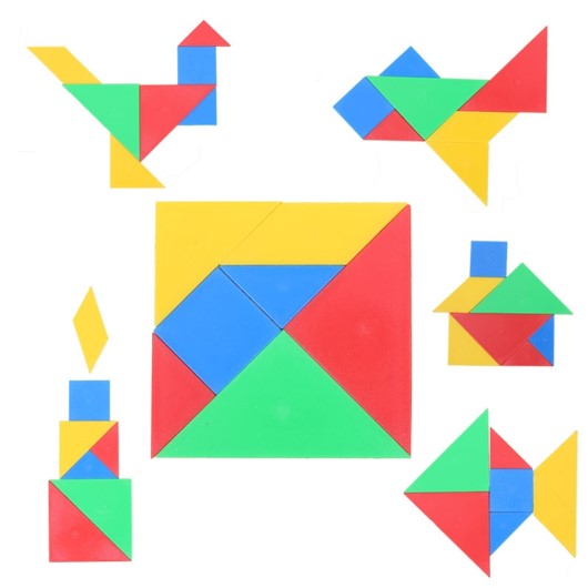 Cohesión tangram, María LLadró.